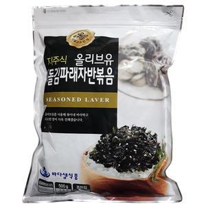 바다샘 지주식 올리브유 돌김 파래자반 볶음 500g 3개 김앤김 성경 광천 돌자반 이강산닷컴