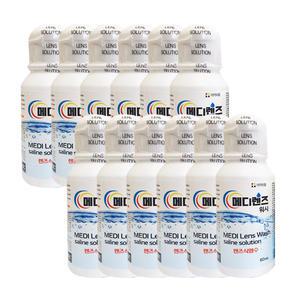 메디렌즈 식염수(워시액) 60ml X 12개 렌즈식염수