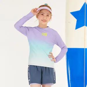 [오션스카이] [2color]여아 graphic 래쉬가드