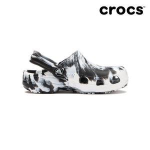 [크록스] 키즈 클래식 마블 클로그 블랙 207464-066