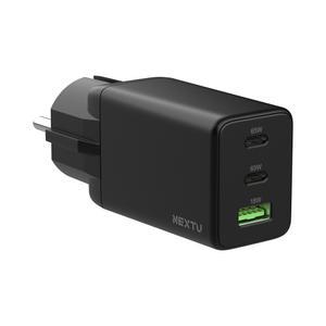 추이팡 USB PD 65W PPS GaN 접지 멀티 초고속 충전기 QC643GAN 블랙 [H@lu]