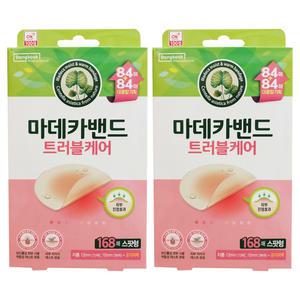 동국제약 마데카밴드 트러블케어 스팟형 168매 x 2개 / 대용량 상처밴드