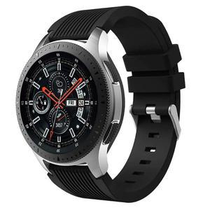 삼성에 적합한 갤럭시 워치용 실리콘 손목 밴드 스트랩, 46mm, SM-R800 프론티어, 교체 팔찌 워치, 스마트 S3 기어