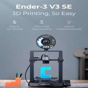 Creality Ender-3 V3 SE 3D 프린터 스프라이트 직접 압출 250mm/S 더 빠른 인쇄 속도 듀얼 Z 축 IU 디스플