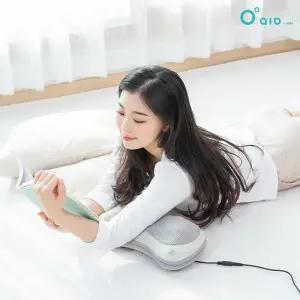 [아이오랩] 아이쿠션 온열 목 어깨 마사지기 승모근 허리 안마기