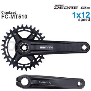 시마노 DEORE MTB 크랭크셋 FC MT510 1 32T 34T DELIC 체인링 암 36T M6100