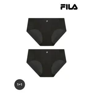 [하프클럽/휠라 언더웨어]포시즌 블랙 여성 드로즈 2매입 (FI4DRF2940F_BLK)