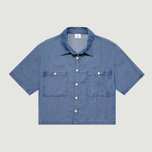 행텐틴즈 여아 포켓셋업 데님 크롭 셔츠_283(14470-120-452-10)