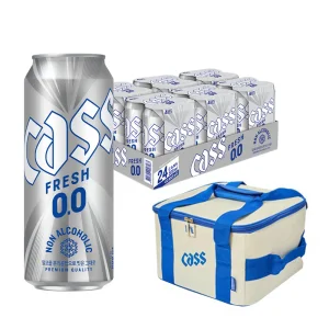 카스 프레시 0.0 500ml 24캔(쿨러백 1개)