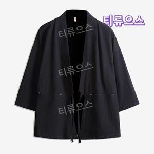 하오리 기모노 얇은 가디건 셔츠 한텐 일본 가운 유카타 잠옷 여름 보급형 티류으스