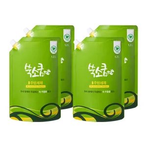 쑥소쿰 친환경 쑥 주방세제 1.2L 4개 외 세탁세제/유연제 모음