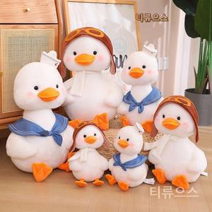 티류으스 귀여운 오리 인형 뽀글이 쿠션 애착인형 선물 애착