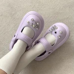 [자체제작/SET] 쿠노노 투웨이 지비츠 아쿠아 샌들 (4cm)