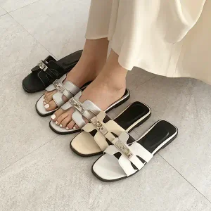 인더슈 베르샤 버클 슬리퍼(1cm)