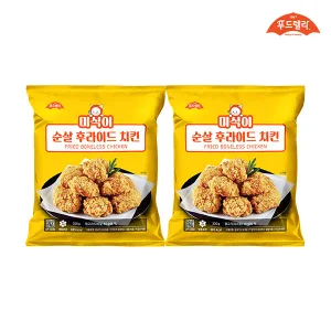 [내일도착] 푸드렐라 미식이순살후라이드치킨 300gx2팩