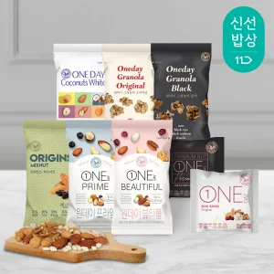 [산과들에] 하루견과 오리진스믹스너트 100봉 낱봉 + 환타지믹스너트380g / 견과 견과