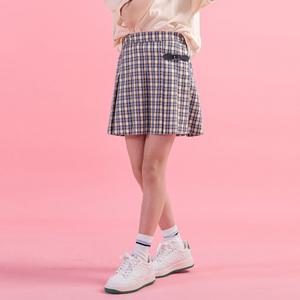 [디디오] G.프레니 체크 플리츠 스커트 GWUSK02