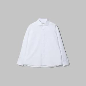 [STCO][폼] 고밀도 텐셀 트윌 와이드 칼라 셔츠_화이트 (클래식핏)-SCSDSWWZ65