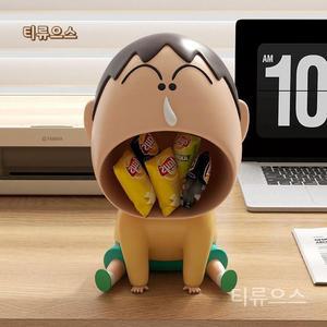 입벌린 맹구수납함 거치대 현관 차키 소품 보관함 티류으스