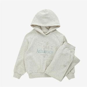 뉴발란스키즈(NB Kids) NBGC여아 크롭 후디 부츠컷 셋업 NK9YF1805GOatmeal Melange