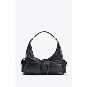 [국내배송]자라 ZARA 크랙 효과 포켓 가방890577