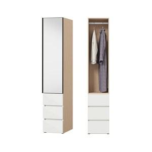 한샘 샘베딩 클로즈 거울옷장 40cm(높이216cm) 행거서랍형 6종