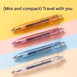 새로운 일본 Uni Uniball One P UMN-SP 과일 차 시리즈 제한 투명 홀더 펜 미니 휴대용 포켓 젤 0.5mm 쓰