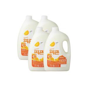피죤 섬유유연제 옐로미모사 3100ml 4개