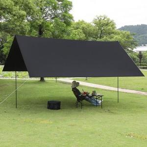 코멧 아웃도어 타프 특대형 450x435x270cm, 블랙, 450 x 435 ... one option