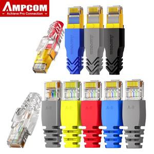 AMPCOM 이더넷 네트워크 케이블 스트레인 릴리프 부츠 RJ45 커넥터 플매트 카펫 러그 커버 CAT8 CAT6A CAT5