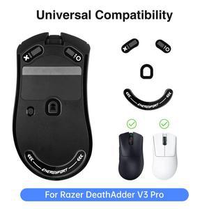 마우스 스케이트 피트 Razer DeathAdder V3 Pro 용 부드러운 유리 무선 게이밍 교체