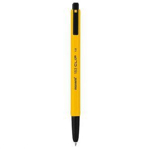 모나미 153볼펜 클립 흑 1.0mm 12자루/1타 (nx)