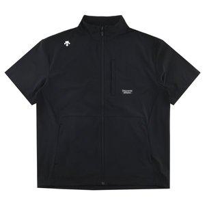 [데상트] 경량 스탠드넥 반팔 바람막이 SP323TWB72BLK