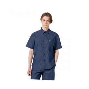라코스테 LACOSTE 남성 데님 반팔 셔츠 [블루] CH259E-55G3D3 417085