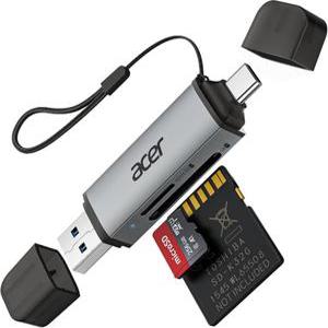 Acer SD 카드 리더  2-in-1 마이크로 Type-C USB 3.0 초고속 전송 OTG 호환 안드로이드 태블릿 / 스마트폰