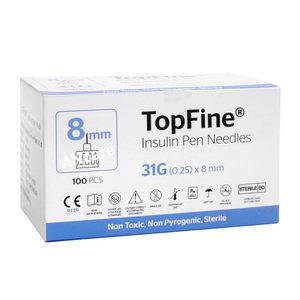 탑파인 인슐린 펜니들/주사바늘 100입 (31G 8mm)