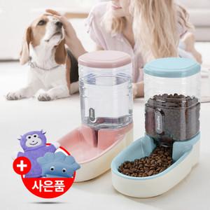 펫후드 대용량 반자동 급수기 급식기 3.8L 2color 강아지 고양이 음수대/수반/밥그릇/자율배식