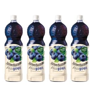 웅진 자연은 블루베리 1.5L 4개