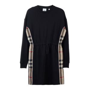 [롯데백화점]버버리 여아 롱 슬리브 체크 패널 코튼 드레 8047627 C KG2 MILLY DRESS A1189 (6-10)