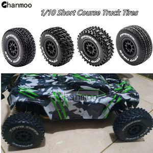 Chanmoo 110 숏 코스 트럭 휠 타이어 RC카용 12mm 육각 Traxxas 슬래시 Arrma Senton HuanQi 727 Vkar 10SC