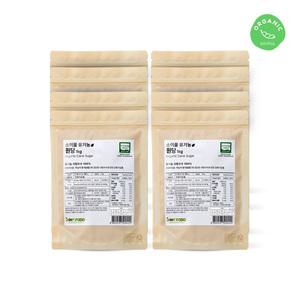 [롯데백화점]다온에프앤씨 [소이풀] 유기농 원당 1kg x10봉