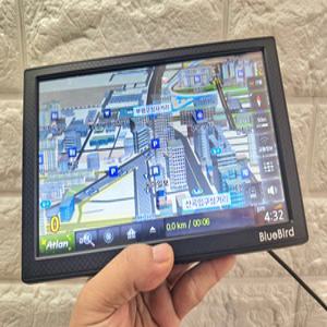 중고 이도 블루버드 AN8000 아틀란맵 3D 8GB 8인치 내비게이션