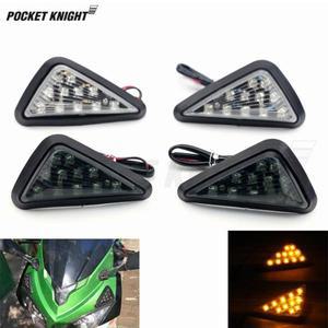 오토바이조명 스즈 GSX-R 용 LED 전면 회전 신호등 125 150 250 - 600 750 1000 바이크 오토바이 표시기 깜