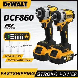 Dewalt DCF860 무선 컴팩트 드릴 20V 브러시리스 전기 스크루드라이버 업그레이드된 충전식 전동 공구
