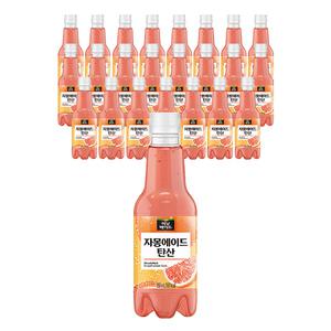 미닛메이드 자몽에이드 탄산  PET, 350ml, 24개
