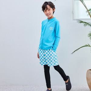 [보리보리/삐까부]SF-101 블루 주니어 래쉬가드 상하세트(아동 키즈 초등학생 주니어 수