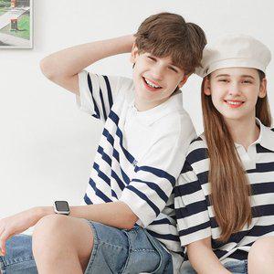 틴즈 폴로 스트라이프 니트(14470-040-401-33-003)