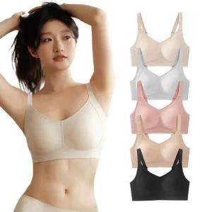 빅 더블업 심리스 브라 빅사이즈 노와이어 큰컵 큰가슴 처진가슴 보정 풀컵 C컵 D컵 속옷