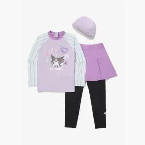 휠라 키즈 쿠로미 래쉬가드 SET FK2SWG2S02F-LPU