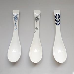 일본D.A/도자기 UK 라멘 스푼/렌게/라면 우동 스프스푼